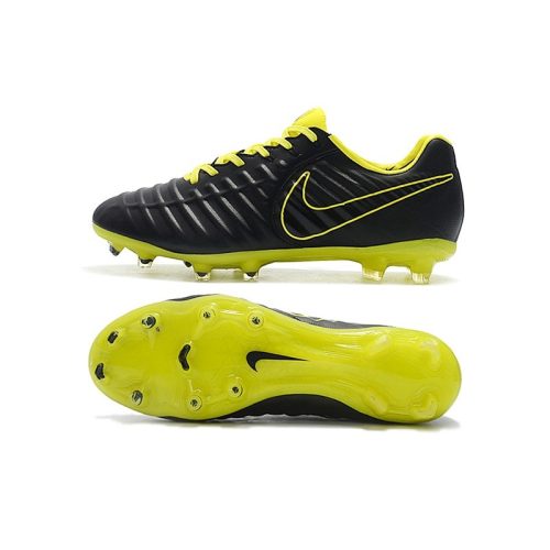 Nike Tiempo Legend 7 Elite FG fodboldstøvler til mænd - Sort Grøn_2.jpg